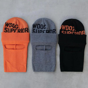 The H.W. Dog & Co - FACEMASK BEANIE - Black