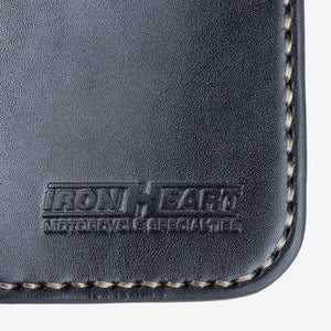 Iron Heart - Medium Shell Cordovan Wallet - Navy