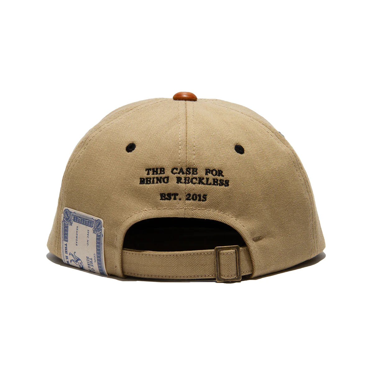 The H.W. Dog & Co - 2 TONE LEATHER COTTON CAP - Beige